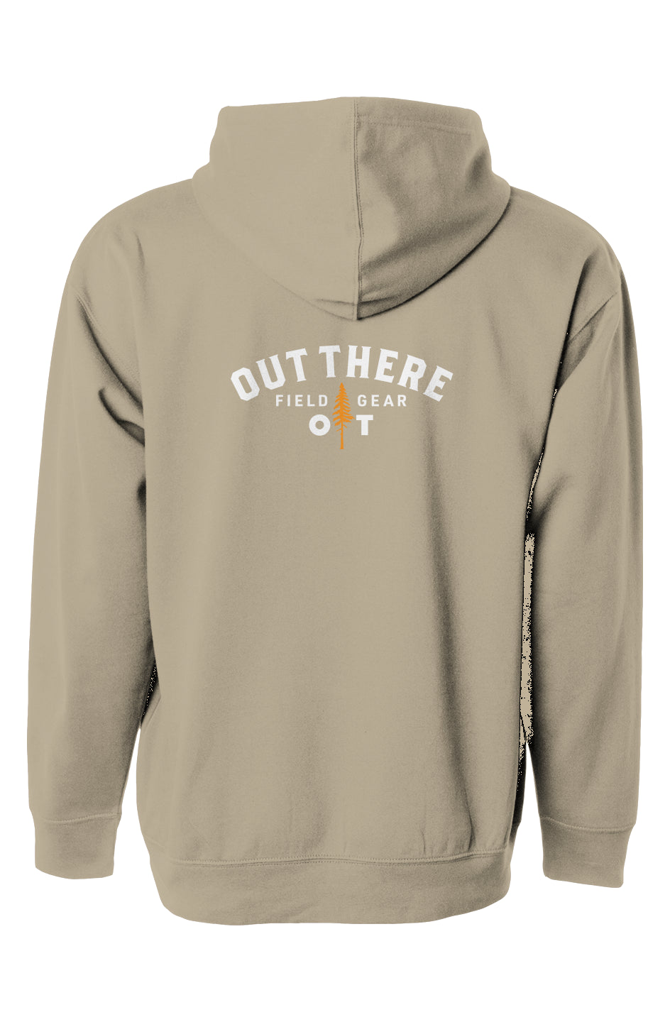Sandstone Curved Logo Aspen pullover hoody