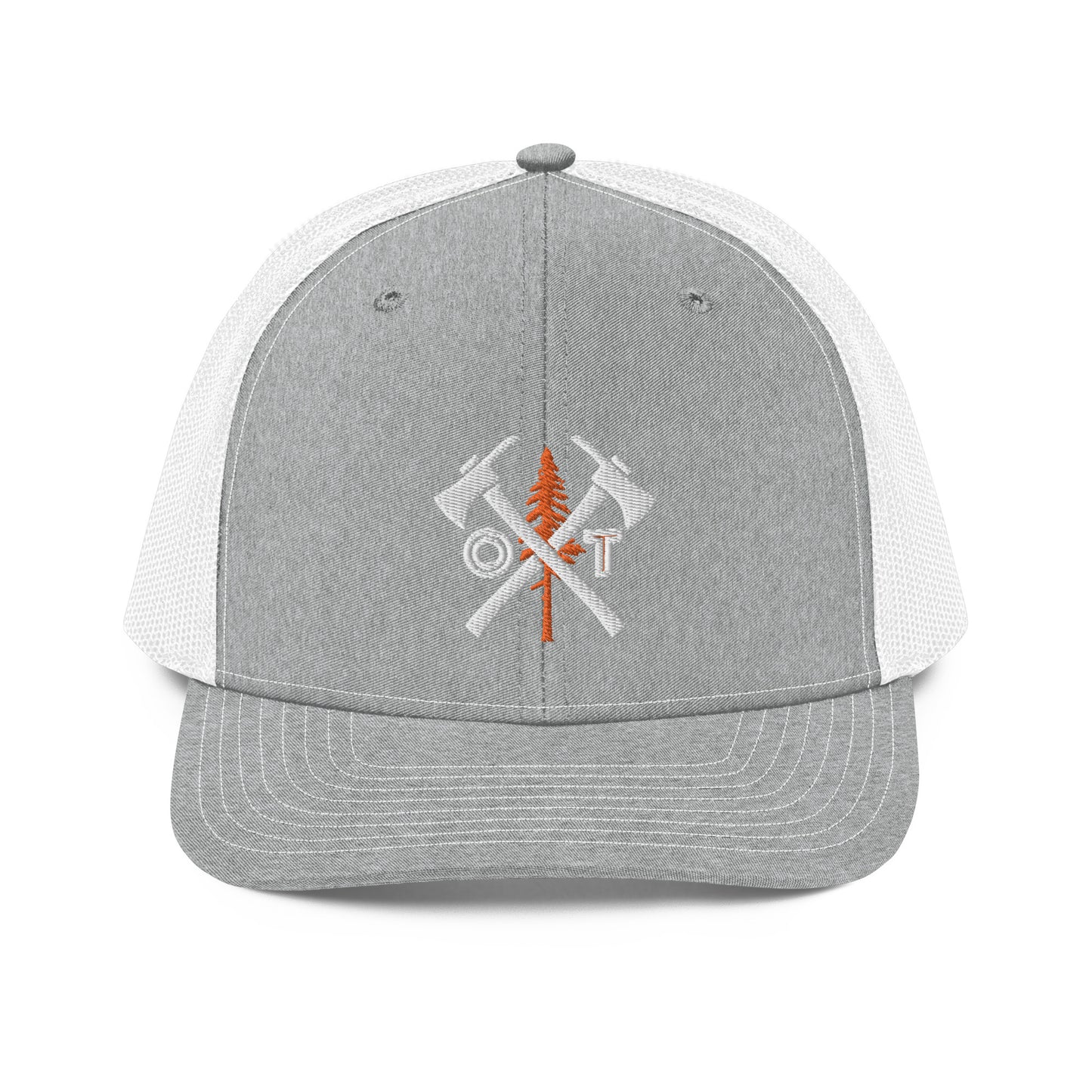 OT Trucker Hat (Richardson) Light Grey/White