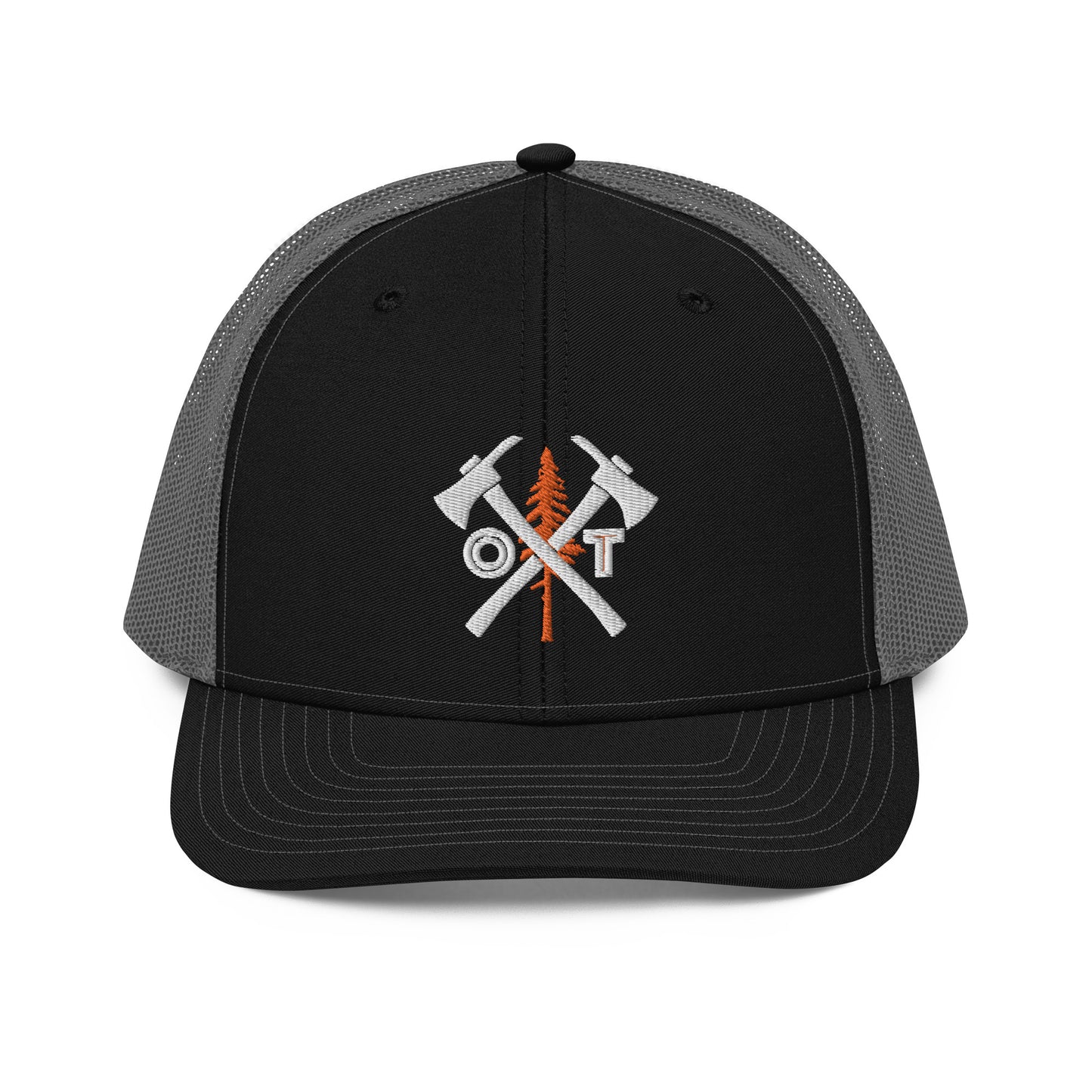 OT Trucker Hat (Richardson)- Black/Dark Gray