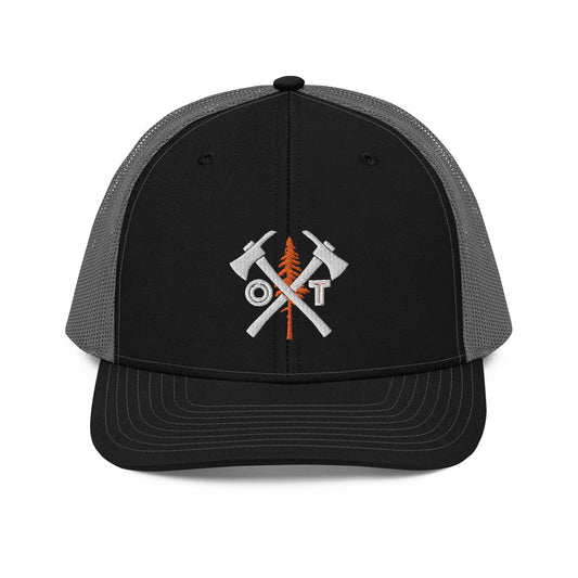 OT Trucker Hat (Richardson)- Black/Dark Gray