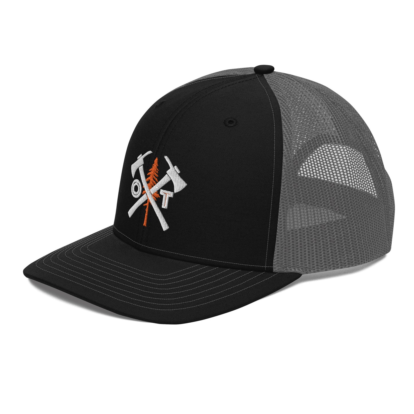 OT Trucker Hat (Richardson)- Black/Dark Gray