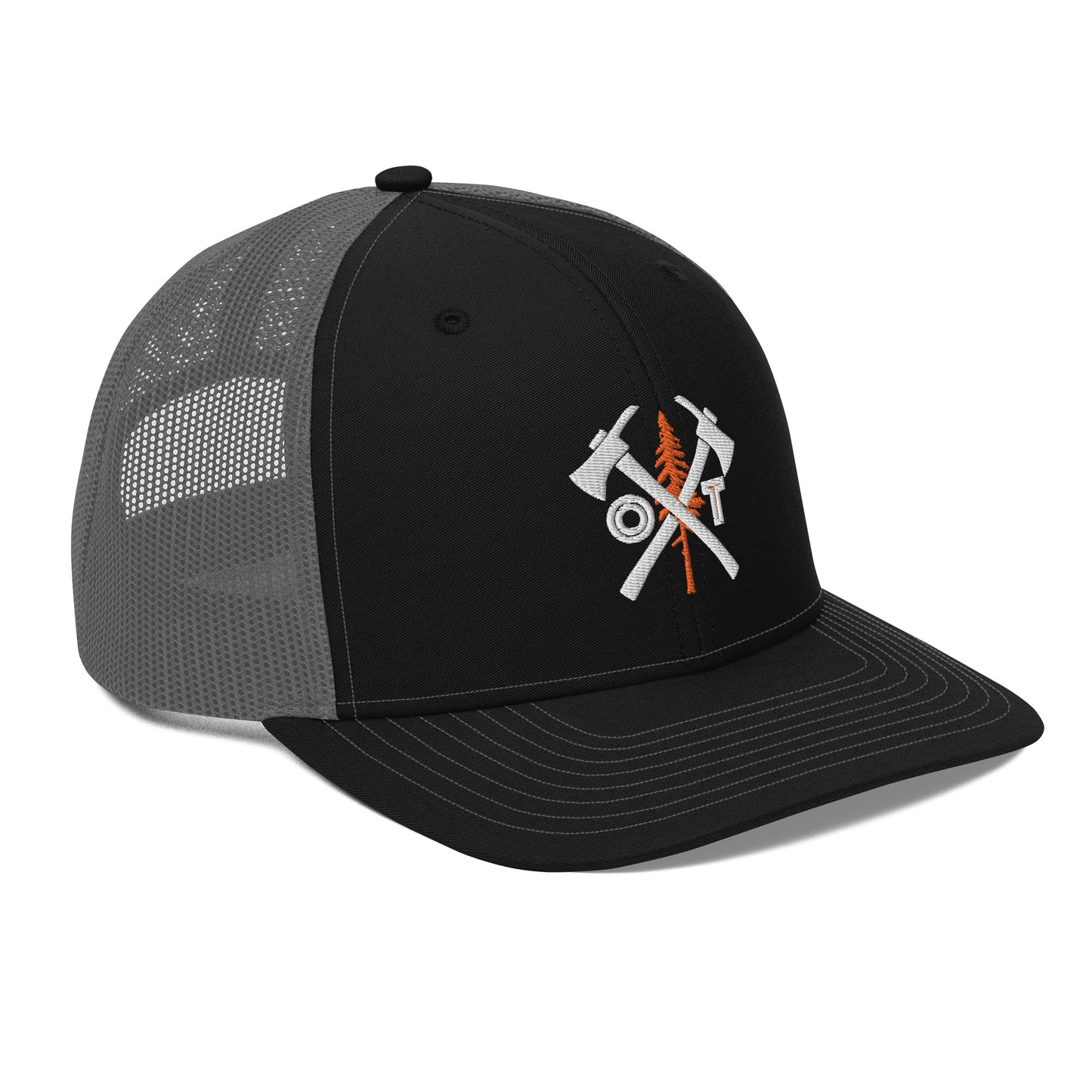 OT Trucker Hat (Richardson)- Black/Dark Gray